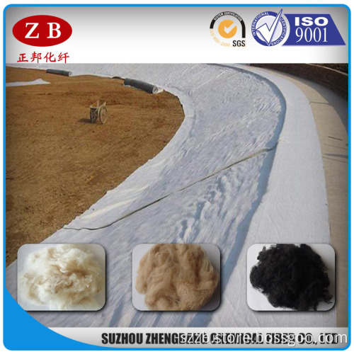 geo use nonwoven recycled polyester staple fiber
